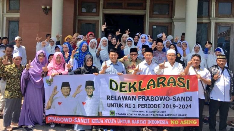 Militansi Relawan Diuji